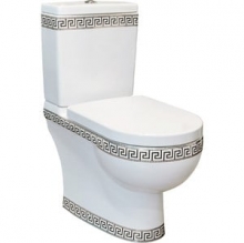 Унитаз-компакт Della Globus Версаче (черный) DE31109001411