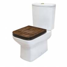 Унитаз-компакт Della Quattro Oak bronze DE521090022 Унитаз-компакт Della Quattro Oak bronze DE521090022