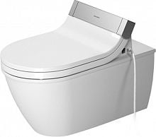 Комплект: подвесной унитаз Rimless + сиденье с мягким закрыванием Duravit Starck 3 45270900A1 (252709+006389)