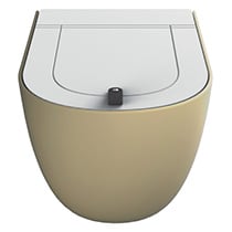 Унитаз подвесной безободковый ArtCeram The One THV001 12 00 giallo zinco Унитаз подвесной безободковый ArtCeram The One THV001 12 00 giallo zinco