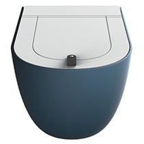 Унитаз подвесной безободковый ArtCeram The One THV001 16 00 blu zaffiro Унитаз подвесной безободковый ArtCeram The One THV001 16 00 blu zaffiro