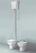 Унитаз напольный с высоким бачком Artceram Civitas CIV002 01 00 bi Унитаз напольный с высоким бачком Artceram Civitas CIV002 01 00 bi