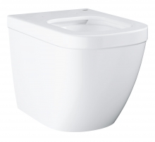 Напольный приставной безободковый унитаз с гигиеническим покрытием Grohe Euro Ceramic (без сиденья) 39339 00H (3933900H)