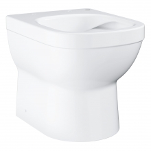 Напольный приставной безободковый унитаз с гигиеническим покрытием Grohe Euro Ceramic (без сиденья), 39329 00H (3932900H)