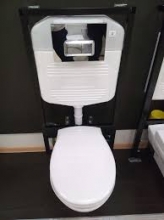 Подвесной унитаз с инсталляцией, сиденьем и клавишой смыва Vitra Arkitekt 9005B003-7210