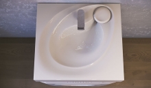 Раковина над стиральной машиной RAVAL Perla Per.08.60/W Раковина над стиральной машиной RAVAL Perla Per.08.60/W