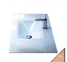 Раковина-моноблок стеклянный Eurolegno Glamour CRG502V1R1206 fog.oro