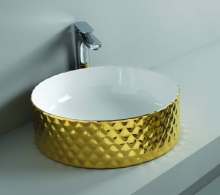 Раковина Artceram Rombo OSL009 01 56 oro Раковина Artceram Rombo OSL009 01 56 oro