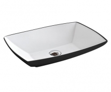 Раковина Artceram Jazz JZL002 01 50 bi/nero Раковина Artceram Jazz JZL002 01 50 bi/nero