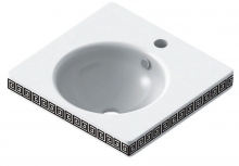 Раковина встраиваемая Sanita Luxe Next Greek RNG50SLWB11 Раковина встраиваемая Sanita Luxe Next Greek RNG50SLWB11