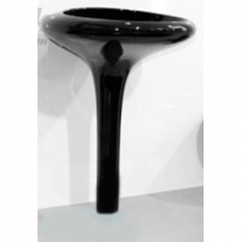 Раковина  с опорой 60 см, 1 отверстие, черная Vitra Istanbul 4261B070-0871