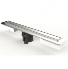 Душевой лоток Berges Wasserhaus C1 Norma 700 (в пол) 090038 матовый хром Душевой лоток Berges Wasserhaus C1 Norma 700 (в пол) 090038 матовый хром