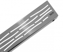 Накладная панель 80 см Tece ТЕСЕdrainline organic 600861 матовый хром Накладная панель 80 см Tece ТЕСЕdrainline organic 600861 матовый хром