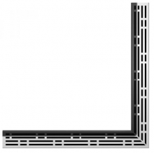 Решетка угловая 1000х1000 мм TECE 611011