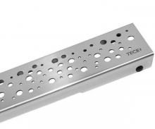 Накладная панель 120 см Tece ТЕСЕdrainline drops 601231 матовый хром Накладная панель 120 см Tece ТЕСЕdrainline drops 601231 матовый хром