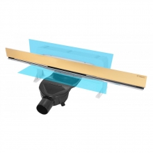 Душевой лоток Berges Wasserhaus WALL 1000 (в стену) 092157 золото Душевой лоток Berges Wasserhaus WALL 1000 (в стену) 092157 золото