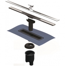 Душевой лоток Berges Wasserhaus Simpel 1000 (в пол) 091013 хром глянец Душевой лоток Berges Wasserhaus Simpel 1000 (в пол) 091013 хром глянец