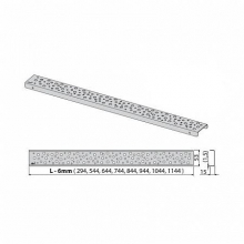 Решетка водосточня глянцевая AlcaPlast LINE-1150L Решетка водосточня глянцевая AlcaPlast LINE-1150L