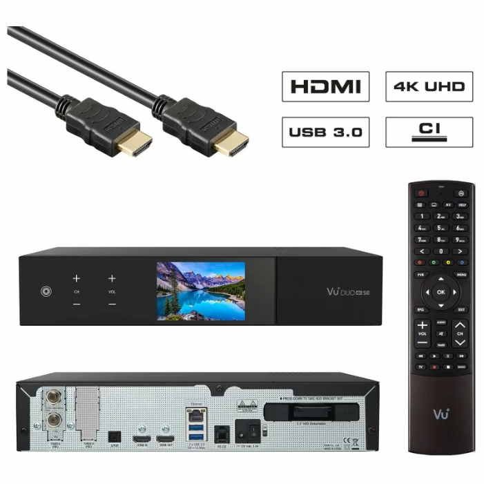 Спутниковый ресивер VU Plus DUO 4K SE