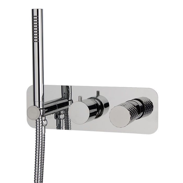 Изображение Смеситель для душа с душевым гарнитуром Fima carlo frattini Spillo Tech F3049TWX2