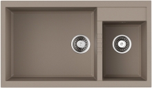 Мойка для кухни Omoikiri Tedori 86-2-LB-SA 4993934 Мойка для кухни Omoikiri Tedori 86-2-LB-SA 4993934