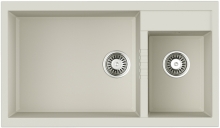 Мойка для кухни Omoikiri Tedori 86-2-LB-WH 4993935 Мойка для кухни Omoikiri Tedori 86-2-LB-WH 4993935