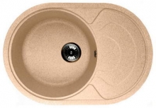 Кухонная мойка Whinstone ???Ронда 760 (B28) светло-бежевая Кухонная мойка Whinstone ???Ронда 760 (B28) светло-бежевая