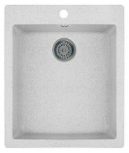 Кухонная мойка Whinstone ???Аркус 420 (РИВА А10) белый Кухонная мойка Whinstone ???Аркус 420 (РИВА А10) белый