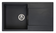 Мойка Reginox Amsterdam 10 (860х500) R реверсивная 44336 Black Silvery Мойка Reginox Amsterdam 10 (860х500) R реверсивная 44336 Black Silvery