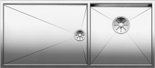 Кухонная мойка Blanco Zerox 400/550-T-IF (чаша справа) 521604 Кухонная мойка Blanco Zerox 400/550-T-IF (чаша справа) 521604