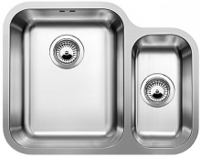 Кухонная мойка Blanco Ypsilon 550-U (с корзинчатым вентилем чаша слева) 518210 Кухонная мойка Blanco Ypsilon 550-U (с корзинчатым вентилем чаша слева) 518210