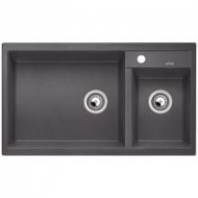 Мойка кухонная Blanco Metra 9 Silgranit PuraDur (темная скала), 518886 Мойка кухонная Blanco Metra 9 Silgranit PuraDur (темная скала), 518886