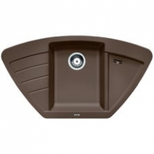 Мойка кухонная Blanco Zia 9 E Silgranit PuraDur (мускат), 521978