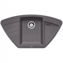 Мойка кухонная Blanco Zia 9 E Silgranit PuraDur (темная скала), 518950