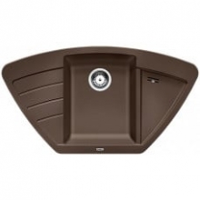 Мойка кухонная Blanco Zia 9 E Silgranit PuraDur (кофе), 515074