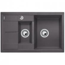 Мойка кухонная Blanco Metra 6S Compact Silgranit PuraDur (темная скала), 518876 Мойка кухонная Blanco Metra 6S Compact Silgranit PuraDur (темная скала), 518876