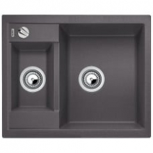 Мойка кухонная Blanco Metra 6 Silgranit PuraDur (темная скала), 518874 Мойка кухонная Blanco Metra 6 Silgranit PuraDur (темная скала), 518874