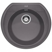 Мойка кухонная Blanco RONDOVAL 45 SILGRANIT PuraDur (темная скала), 518915