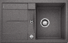 Мойка кухонная Blanco METRA 45 S SILGRANIT PuraDur (темная скала), 518868 Мойка кухонная Blanco METRA 45 S SILGRANIT PuraDur (темная скала), 518868