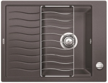 Мойка кухонная Blanco ELON 45S SILGRANIT PuraDur (темная скала), 524815 Мойка кухонная Blanco ELON 45S SILGRANIT PuraDur (темная скала), 524815