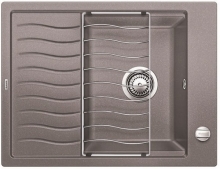 Мойка кухонная Blanco ELON 45S SILGRANIT PuraDur (алюмиталлик), 524816 Мойка кухонная Blanco ELON 45S SILGRANIT PuraDur (алюмиталлик), 524816