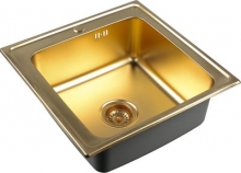 Кухонная мойка Zorg Inox PVD SZR 5050 BRONZE Кухонная мойка Zorg Inox PVD SZR 5050 BRONZE