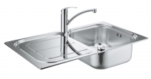 Комплект кухонной мойки из нержавеющей стали с смесителем, Grohe K300  31565 SD0 (31565SD0)