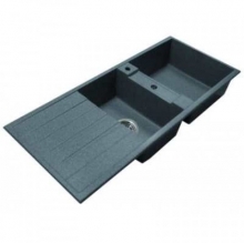 Кухонная мойка Акватон Торина двойная, серая 1A712032TR230 Кухонная мойка Акватон Торина двойная, серая 1A712032TR230
