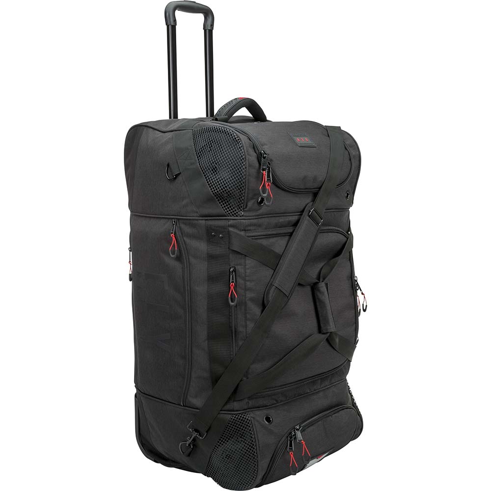 Fly Racing Roller Grande Bag Black сумка для экипировки на колесах черная
