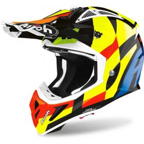 Airoh Aviator Ace Trick Black Gloss шлем для мотокросса и эндуро