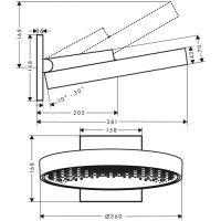 схема hansgrohe Rainfinity 26230