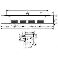 схема Hansgrohe Rainfinity 26243