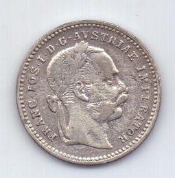 10 крейцеров 1872 Австрия XF