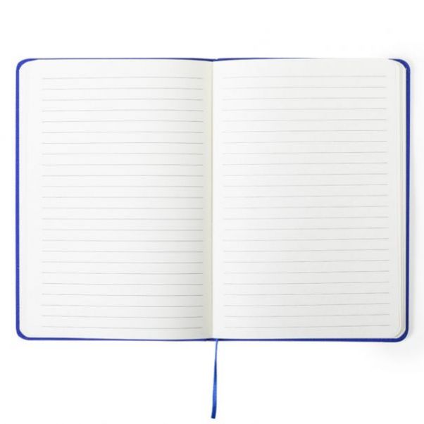 Эко блокнот из RPET Mivaz синий